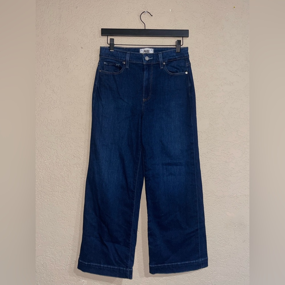 Paige | Anessa High Rise Wide Leg Jeans Size: 27 - Picture 2 of 6